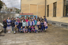 Atena Lucana: il “Bibliomotocarro” accolto dagli alunni della scuola elementare