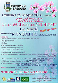 Sassano: il 29 maggio tornano i festeggiamenti per la “Valle delle Orchidee”