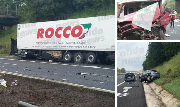 incidente a1 cassino evidenza