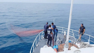 Spadare nel Golfo di Policastro. La Guardia Costiera sequestra 30 km di rete vietata