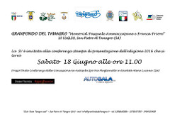 Atena Lucana: il 18 giugno conferenza stampa “Granfondo del Tanagro – Memorial Pasquale Ammaccapane e Franca Priore”