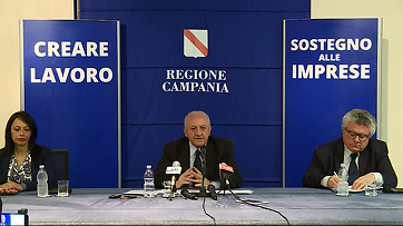 Regione Campania. De Luca annuncia sostegno alle imprese e alle politiche per il lavoro