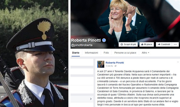 Roberta Pinotti tenente acquaviva ok