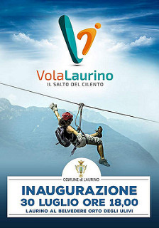 Laurino: il 30 luglio inaugurazione del “Vola Laurino-Il salto nel Cilento”