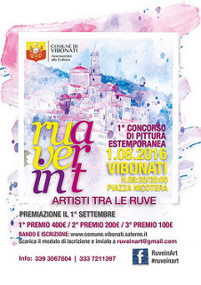 Vibonati: il 1° agosto “Ruve in Art”, concorso di pittura estemporanea nel borgo antico