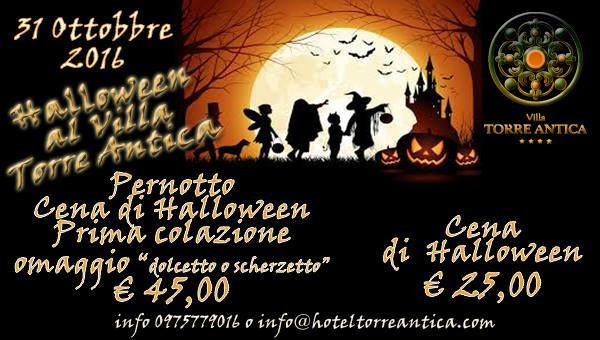 Atena Lucana: Halloween e Ognissanti con le speciali offerte del Villa Torre Antica