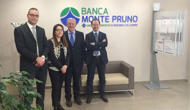 Banca Monte Pruno. La sede di Potenza compie due anni