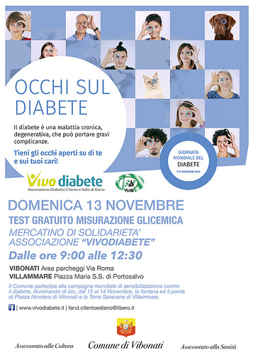 Giornata Mondiale del Diabete. Il Comune di Vibonati aderisce all’iniziativa