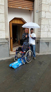 Salerno: l’Associazione Antonio Finamore dona trattorino per disabili per l’Augusteo